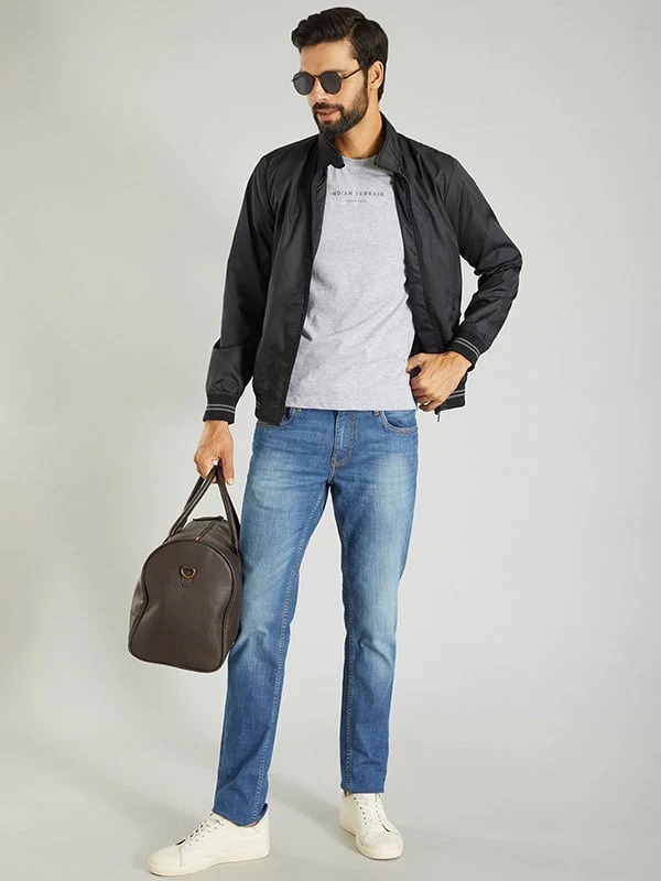 Indian Terrain Men Blue Jeans